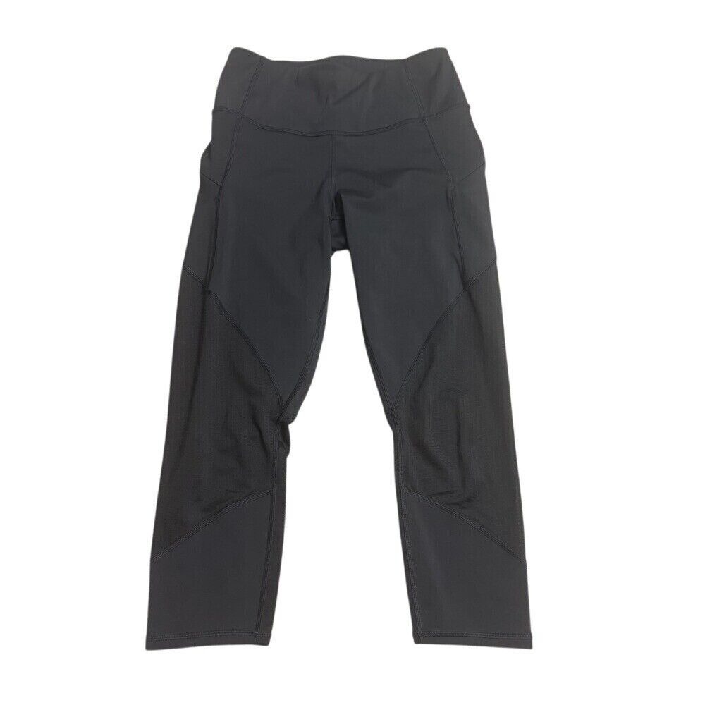 Athleta Contender Capri Leggings‎ Pockets High Rise Athletic Black XS